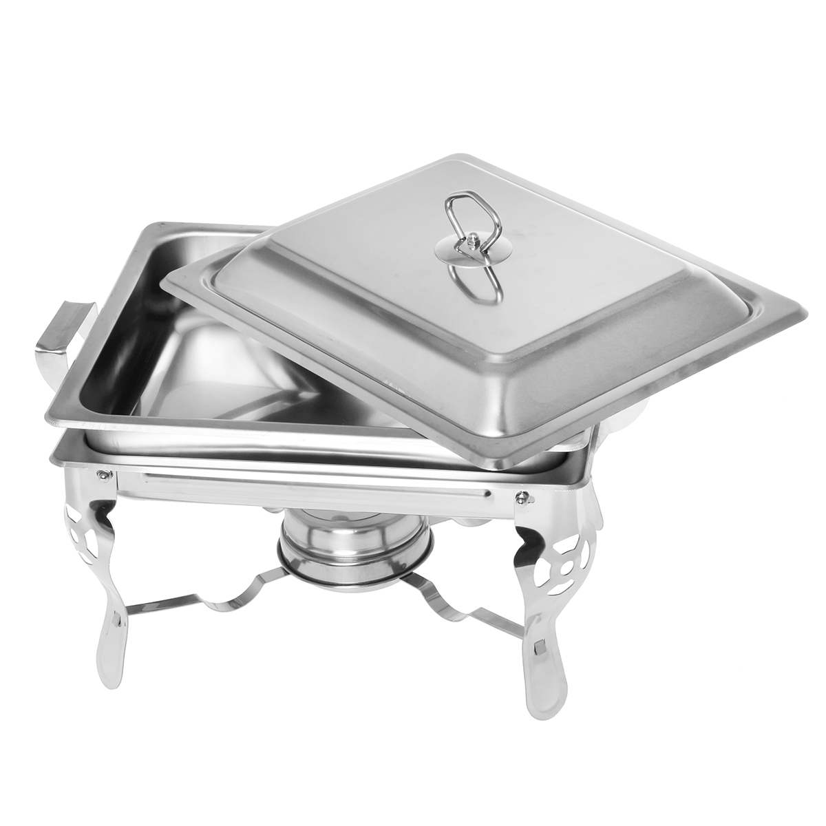 6L Big Glass Window Stainless Steel Chefing Dish Set with Electric or Fuel  Heater Chafing Dishes Food Warmer Party Wedding Setting Round Food Warm  Buffet Stove - China Buffet Stove and Food