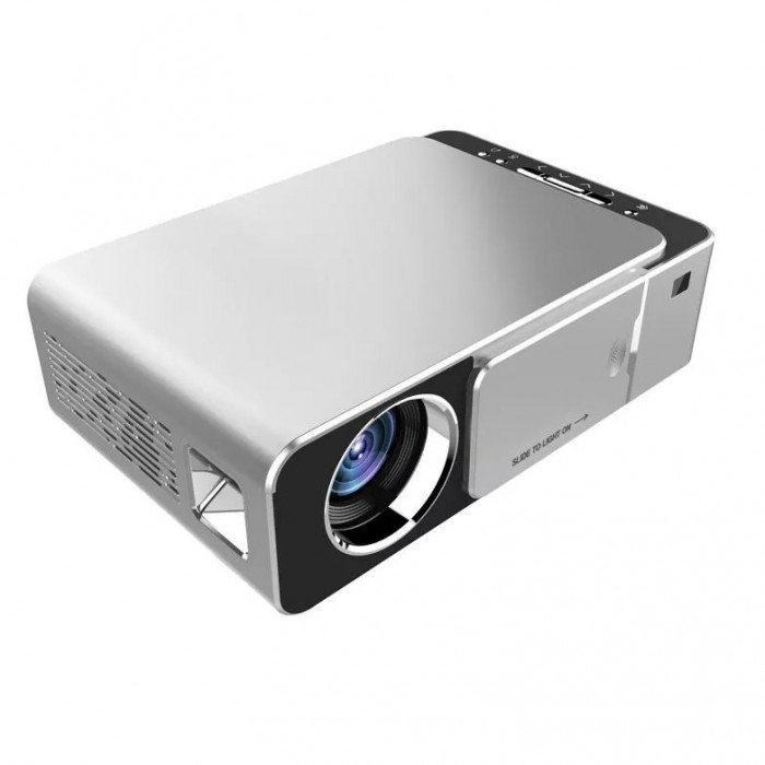 TOPRECIS T6 LCD Projector 1280 x 720P HD 3500 Lumens Mini LED 3D Projector Home Theater Beamer bluetooth WIFI USB HD VGA Same Screen Version