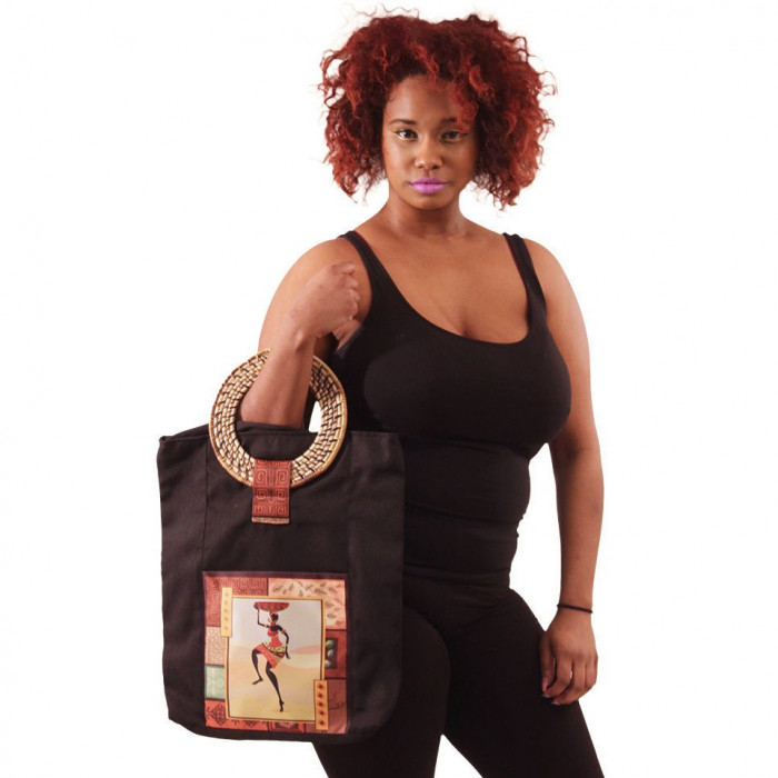 Deluxe Afrocentric Tote Bag - ASSORTED